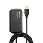 Lindy Hub USB 2.0 de 4 Puertos 480 Mbit/s Negro 42783