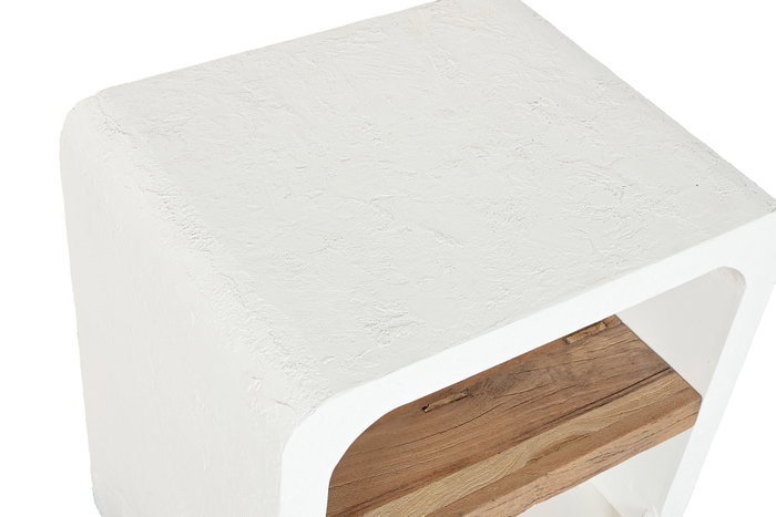 DKD Home Decor Mesita de Noche de Madera Reciclada 50x40,5x55,5