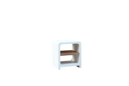 DKD Home Decor Mesita de Noche de Madera Reciclada 50x40,5x55,5
