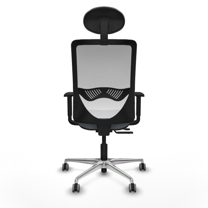 PIQUERAS Y CRESPO Silla de oficina Zulema con mecanismo Sincro/Traslack, Gris y Blanco PIQUERAS Y CRESPO Silla de oficina Zulema con mecanismo Sincro/Traslack, Gris y Blanco