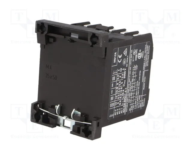 EATON ELECTRIC Contactor DILEM 3-polar 24VDC 12A