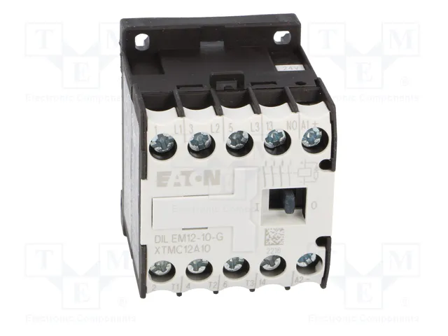 EATON ELECTRIC Contactor DILEM 3-polar 24VDC 12A