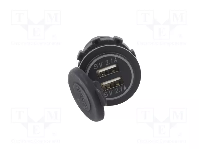 4CARMEDIA Alimentador USB con 2 puertos USB A para coche