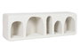 DKD Home Decor Estantería de Pared Abeto MDF 100x18x30 Blanco
