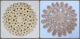 DKD Home Decor Salvamanteles Individuales de Fibra de Maíz, Surtido de 2 Unidades