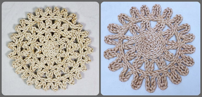 DKD Home Decor Salvamanteles Individuales de Fibra de Maíz, Surtido de 2 Unidades DKD Home Decor Salvamanteles Individuales de Fibra de Maíz, Surtido de 2 Unidades