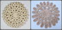DKD Home Decor Salvamanteles Individuales de Fibra de Maíz, Surtido de 2 Unidades