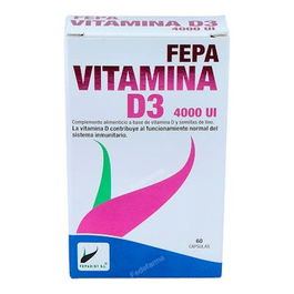 FEPADIET Vitamina D3 4000Ui 60Cap.