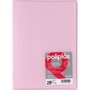 Grafoplás Carpeta con 20 Fundas Poliplás Soldadas Folio Rosa Soft