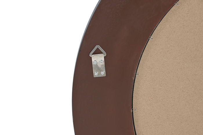 DKD Home Decor Espejo Moderno Negro Madera 5 x 88 x 88 cm