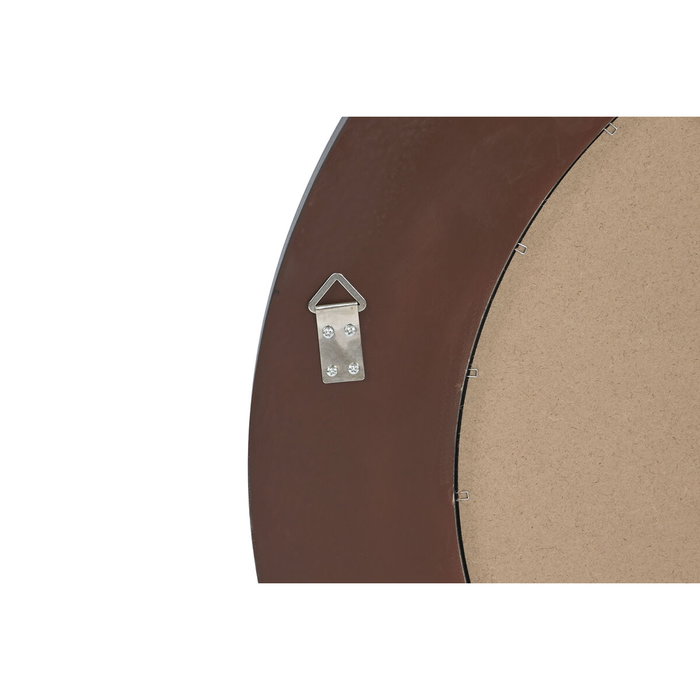 DKD Home Decor Espejo de Madera Negro 88x88 cm