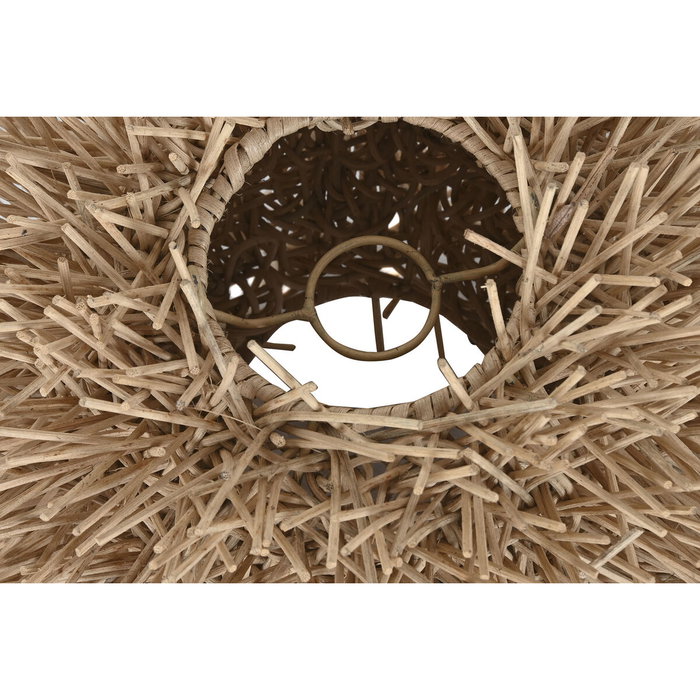 DKD Home Decor Set de 2 Pantallas de Bambú Hecho a Mano Natural 60x60x60