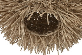 DKD Home Decor Pantalla Item Home Natural 60 x 60 x 60 cm Set de 2 Colección Lamps 2c 24 Hecho a mano Bambú