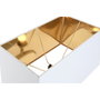 DKD Home Decor Lámpara de Sobremesa Acero y Mármol Mate Dorado y Blanco