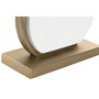 DKD Home Decor Lámpara de Sobremesa Acero y Mármol Mate Dorado y Blanco
