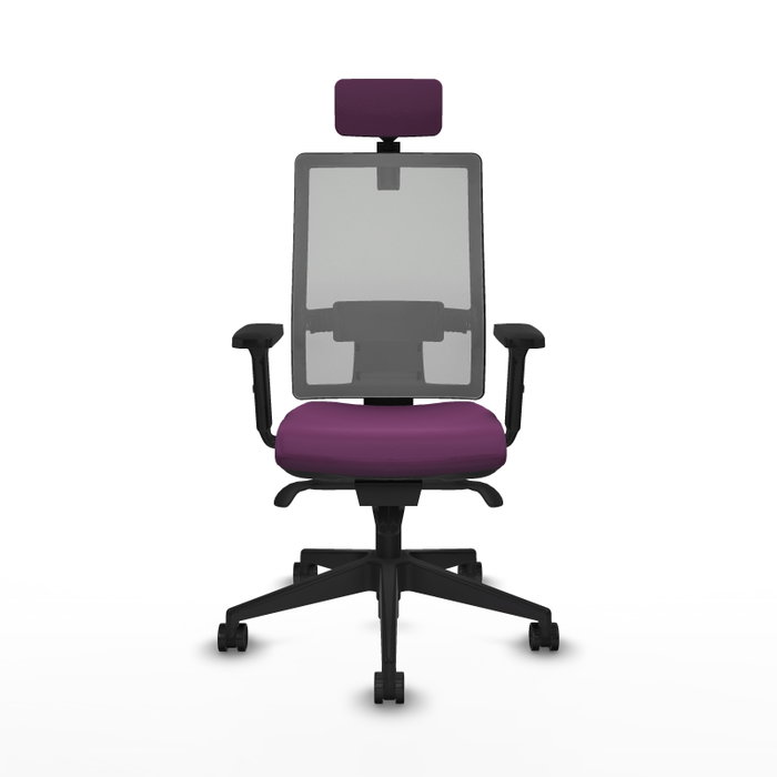 PIQUERAS Y CRESPO Silla de oficina Horna con mecanismo Sincro, Morado y Gris PIQUERAS Y CRESPO Silla de oficina Horna con mecanismo Sincro, Morado y Gris