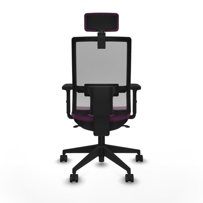 PIQUERAS Y CRESPO Silla de oficina Horna con mecanismo Sincro, Morado y Gris PIQUERAS Y CRESPO Silla de oficina Horna con mecanismo Sincro, Morado y Gris