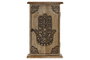 DKD Home Decor Hamsa 24 Guardallaves Natural 7.5 x 28 x 18 cm