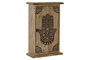 DKD Home Decor Hamsa 24 Guardallaves Natural 7.5 x 28 x 18 cm