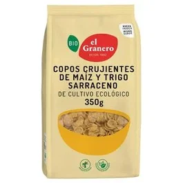 EL GRANERO Copos De Maíz Y Trigo Sarraceno Crujientes 350gr