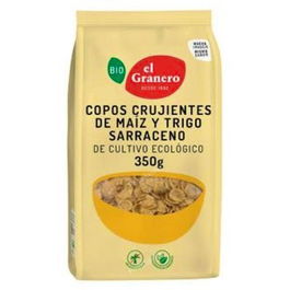 EL GRANERO Copos De Maíz Y Trigo Sarraceno Crujientes 350gr