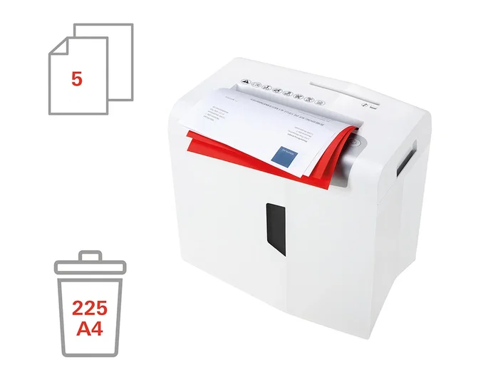 HSM Shredstar X5 Destructora de documentos en partículas P-4