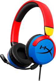 HyperX Auriculares Gaming Cloud Mini (Multi) 7G8F3AA para Niños y Jóvenes, Supraaurales, Cable 1.2m, Micrófono Plegable