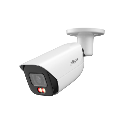 Dahua (DH-IPC-HFW3449EP-AS-IL-0280B) Cámara IP Bullet Serie 3, 4MP, IR 50M, IP67, MicroSD 512GB, 12V/PoE, Fija 2.8mm