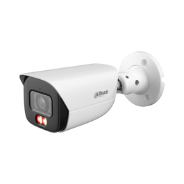 Dahua (DH-IPC-HFW3449EP-AS-IL-0280B) Cámara IP Bullet Serie 3, 4MP, IR 50M, IP67, MicroSD 512GB, 12V/PoE, Fija 2.8mm