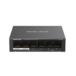 Mercusys MS106GP Switch Gigabit de 6 puertos con 4 puertos PoE+
