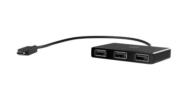 HP Adaptador Hub USB-C a USB-A de 3 Puertos HP Adaptador Hub USB-C a USB-A de 3 Puertos