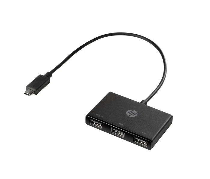 HP Adaptador Hub USB-C a USB-A de 3 Puertos HP Adaptador Hub USB-C a USB-A de 3 Puertos