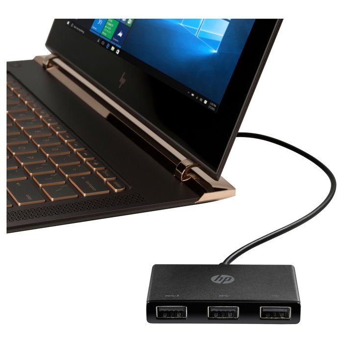 HP USB-C a USB-A Hub Negro HP USB-C a USB-A Hub Negro