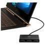 HP USB-C a USB-A Hub Negro