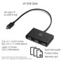 HP USB-C a USB-A Hub Negro