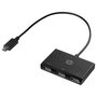 HP Adaptador USB-C a USB-A con 3 Puertos