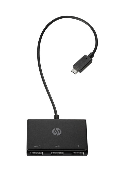 HP USB-C a USB-A Hub Negro HP USB-C a USB-A Hub Negro