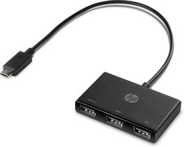 HP Adaptador USB-C a USB-A con 3 Puertos