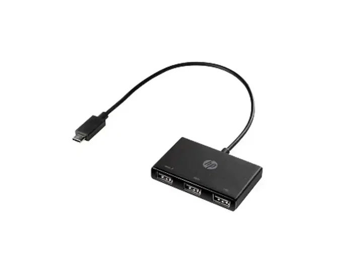 HP USB-C a USB-A Hub Negro HP USB-C a USB-A Hub Negro