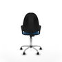 PIQUERAS Y CRESPO Silla de oficina Aýna Azul claro con Brazos Fijos