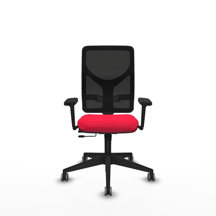 PIQUERAS Y CRESPO Silla de oficina Motilla con mecanismo Sincro/Traslack, Rojo/Negro PIQUERAS Y CRESPO Silla de oficina Motilla con mecanismo Sincro/Traslack, Rojo/Negro