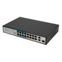 Extralink VIRTUS V3 PoE Switch 16x 100Mb/s PoE/PoE+, 2x Gigabit RJ45 + 1x SFP, 150W