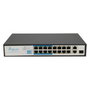 Extralink VIRTUS V3 PoE Switch 16x 100Mb/s PoE/PoE+, 2x Gigabit RJ45 + 1x SFP, 150W