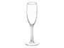 Vivalto Copa para Cava de Vidrio, 200 ml, Transparente, Dimensiones: 7.5x22.5x7.5 cm (Set de 24)