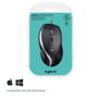 Logitech M500S Ratón USB Negro con Scroll Ultrarrápido para Mayor Productividad