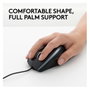 Logitech M500S Ratón con cable negro