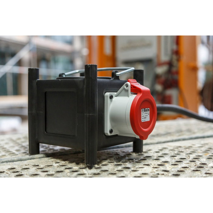 Brennenstuhl BSV 3 MINI/ TPE Distribuidor de energía con 2 tomas CEE