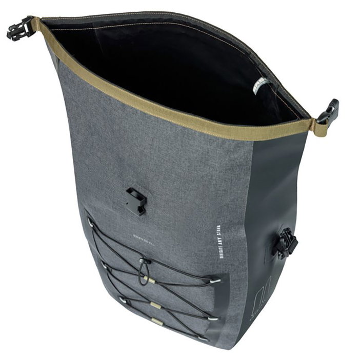 Basil Navigator Storm L Bolsa Alforja Impermeable 25-31L Reflectante