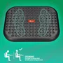 NGS Footnest Reposapiés Ergonómico Ajustable Negro