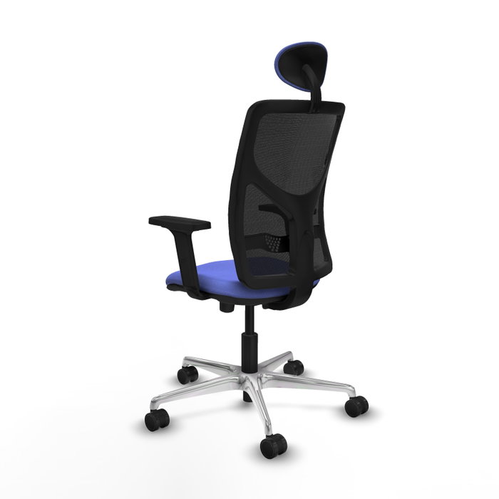 PIQUERAS Y CRESPO Silla de oficina Motilla con mecanismo Sincro/Traslack, Azul claro y Negro PIQUERAS Y CRESPO Silla de oficina Motilla con mecanismo Sincro/Traslack, Azul claro y Negro